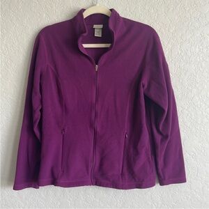 ❤️L.L Bean - Violet Fleece Full Zip - M
